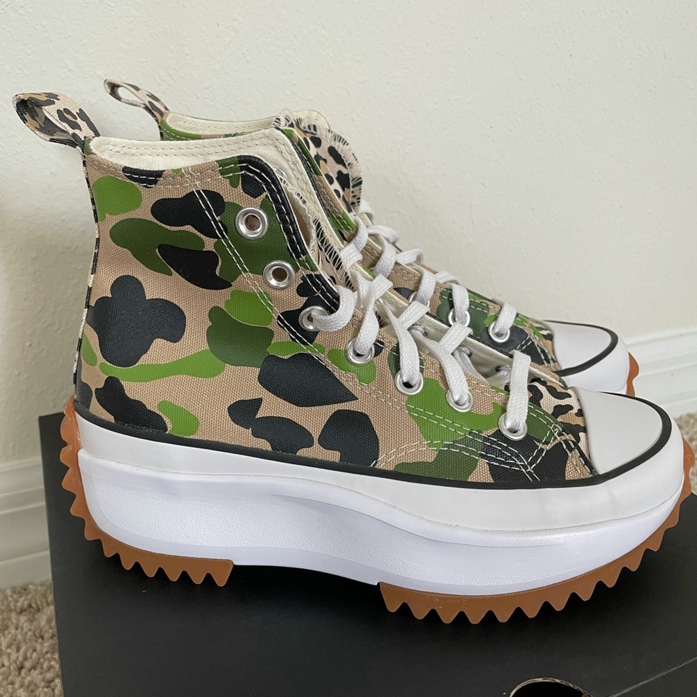 Converse Camo Run Star Hike High Top Platform